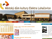 Tablet Screenshot of mdkelektra.luhacovice.cz